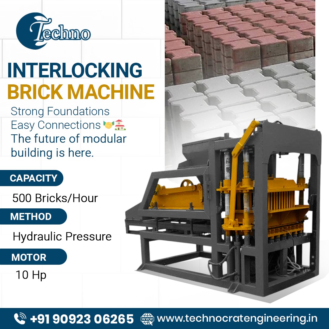 Interlocking Brick Machine Supplier in Coimbatore