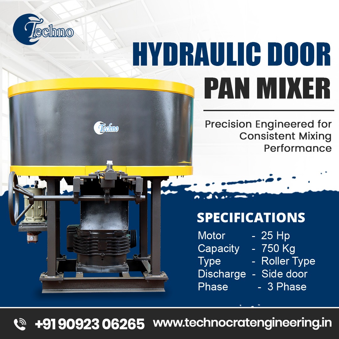 Hydraulic Pan Mixer Machine Sellers in Tamil Nadu